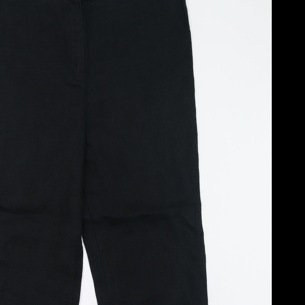 Womens UK Size 14 M&S Regular Fit  Black Trousers