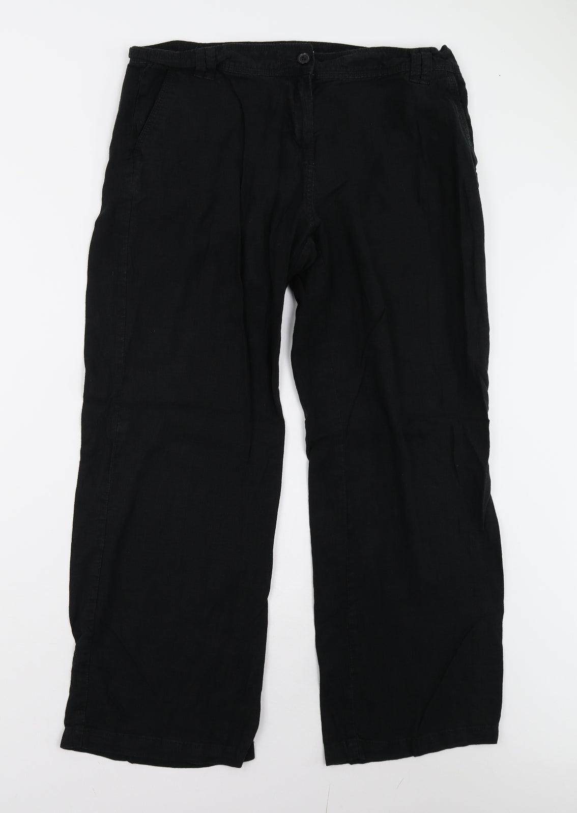 Womens UK Size 16 NEXT Regular Fit  Black Trousers