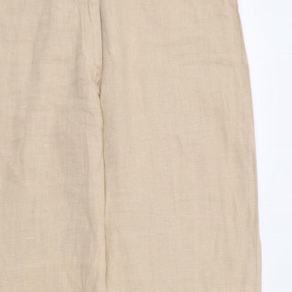 Paul Berman Womens Beige   Trousers  Size 14 L32 in