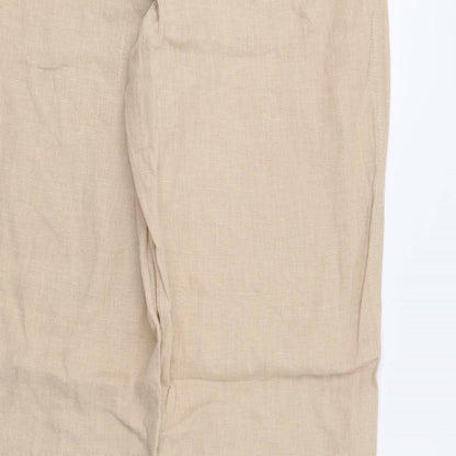 Paul Berman Womens Beige   Trousers  Size 14 L32 in