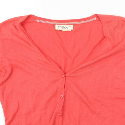 Womens UK Size 10 NEXT Pink Cardigan Jumper