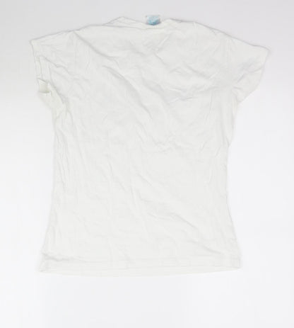 JHK Girls White   Basic T-Shirt Size XL  - Sicilia