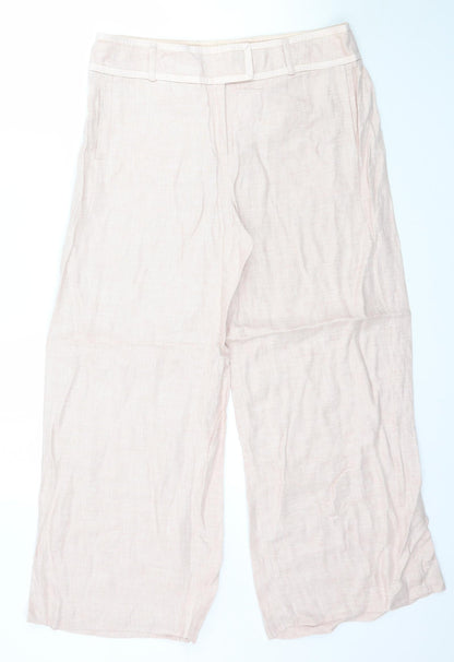 Womens UK Size 14 NEXT Regular Fit  Pink Trousers