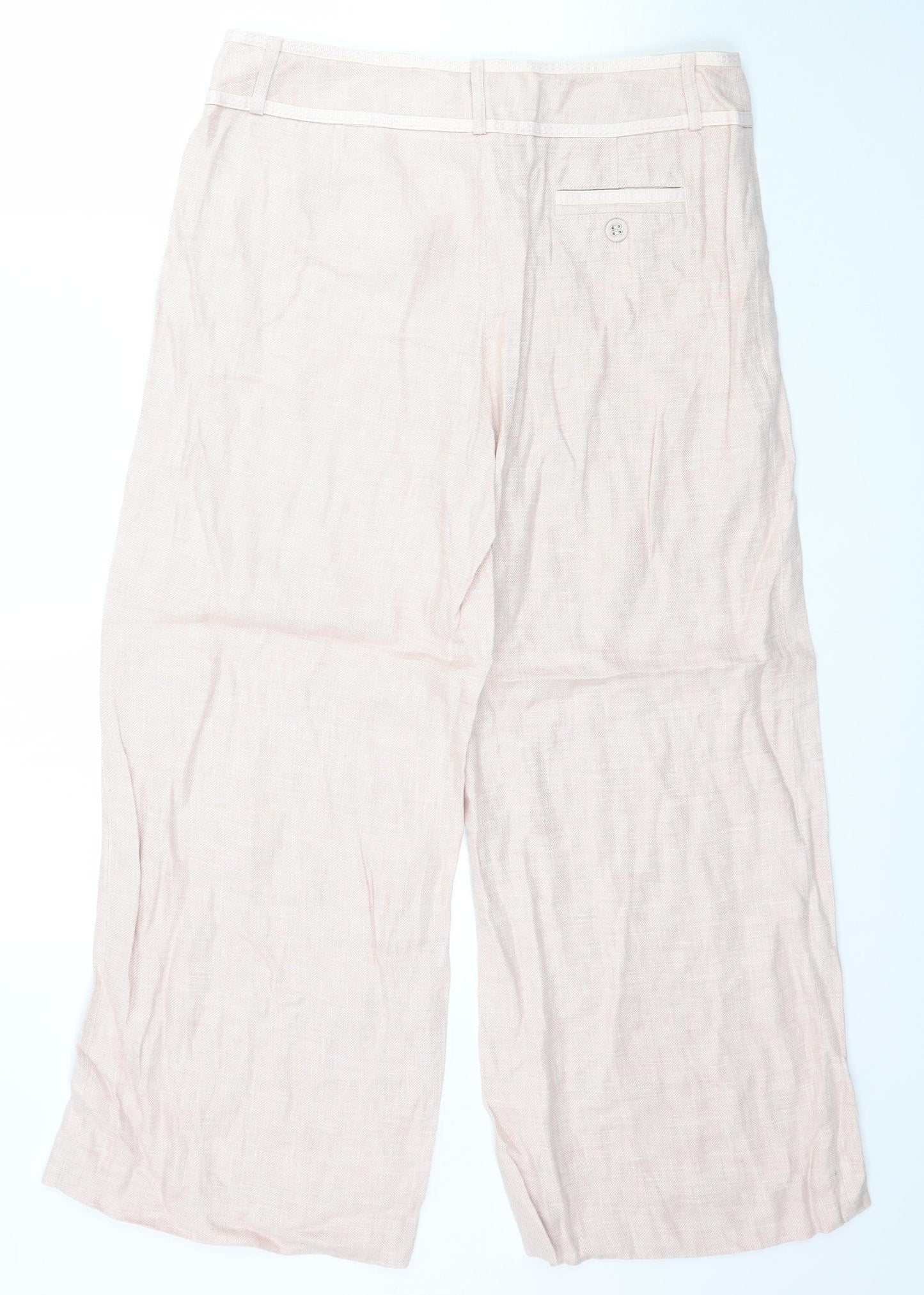 Womens UK Size 14 NEXT Regular Fit  Pink Trousers