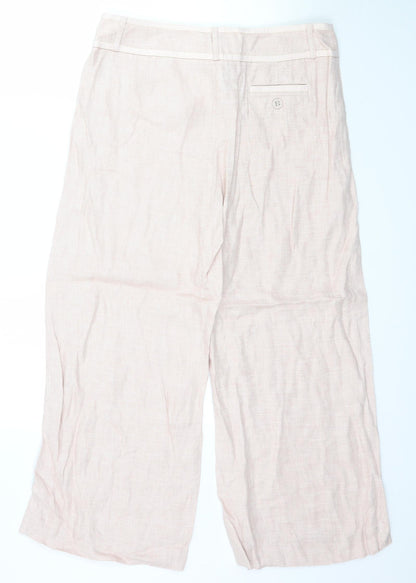 Womens UK Size 14 NEXT Regular Fit  Pink Trousers