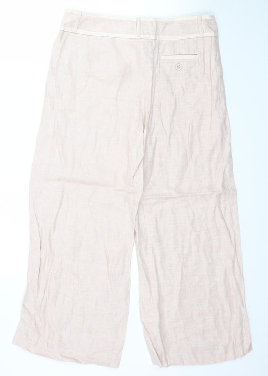 Womens UK Size 14 NEXT Regular Fit  Pink Trousers