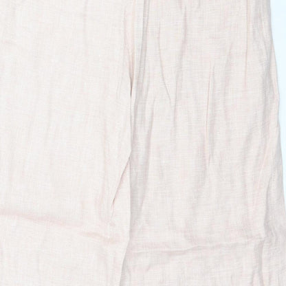 Womens UK Size 14 NEXT Regular Fit  Pink Trousers