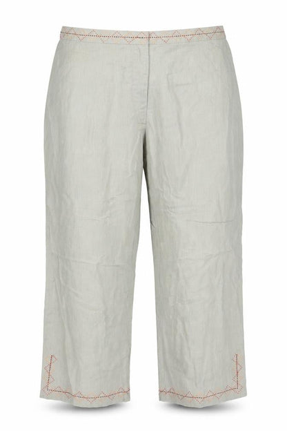 Affinites Womens Gold   Capri Trousers Size 14 L24 in
