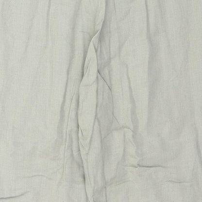 Affinites Womens Gold   Capri Trousers Size 14 L24 in