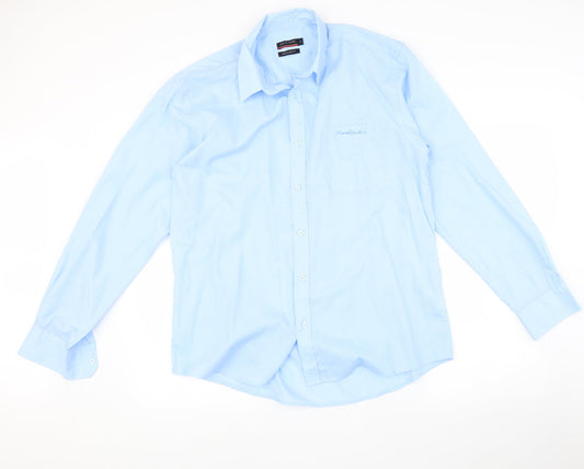 Red Herring Mens Blue    Button-Up Size XL