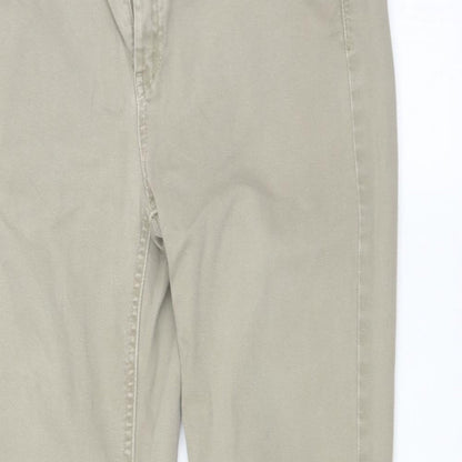 Zara Womens Beige   Skinny Jeans Size 8 L29 in
