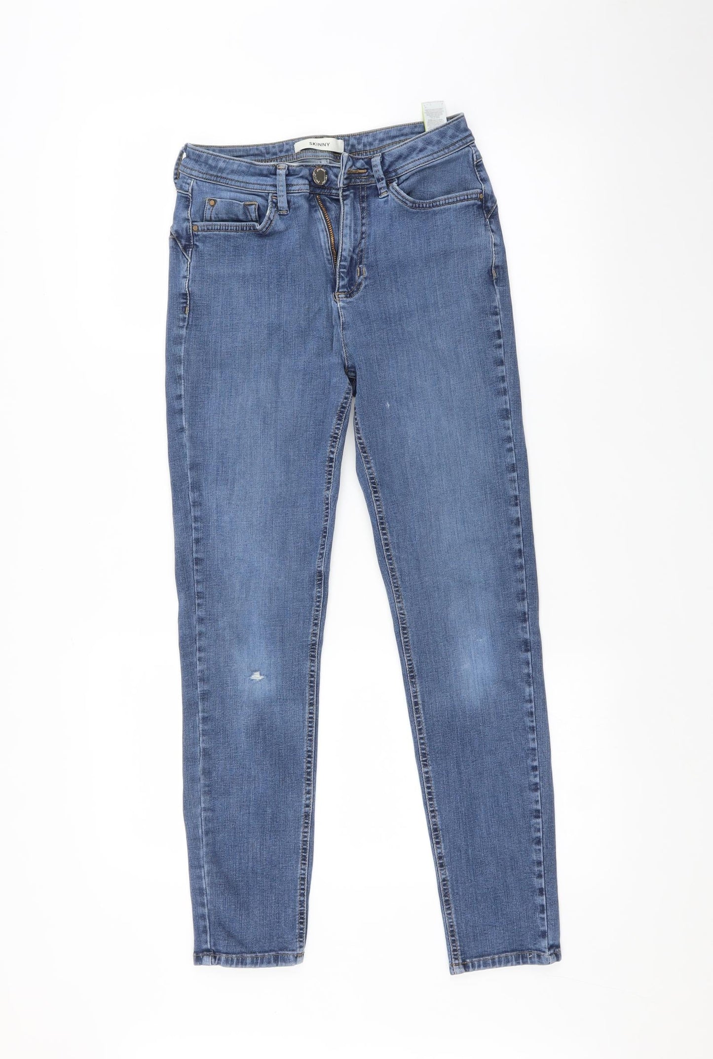Womens UK Size 8 Marks and Spencer Regular Fit Skinny Blue Jeans