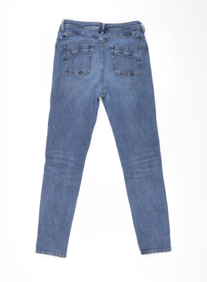 Womens UK Size 8 Marks and Spencer Regular Fit Skinny Blue Jeans
