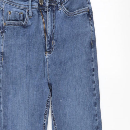 Womens UK Size 8 Marks and Spencer Regular Fit Skinny Blue Jeans