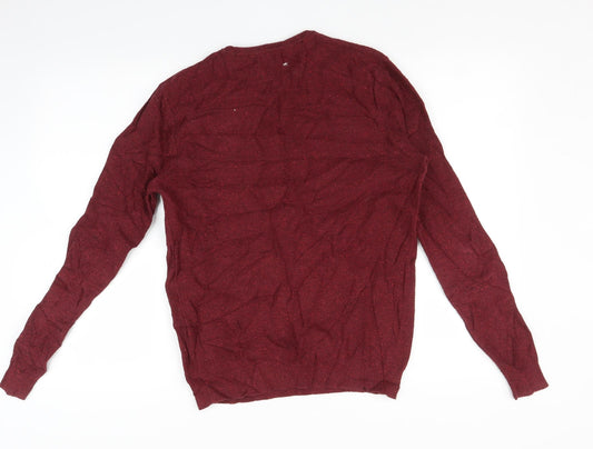 Zara Mens Purple   Pullover Jumper Size M