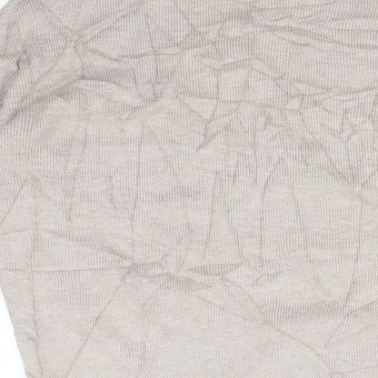 Womens UK Size S Marks and Spencer Beige Pullover Jumper