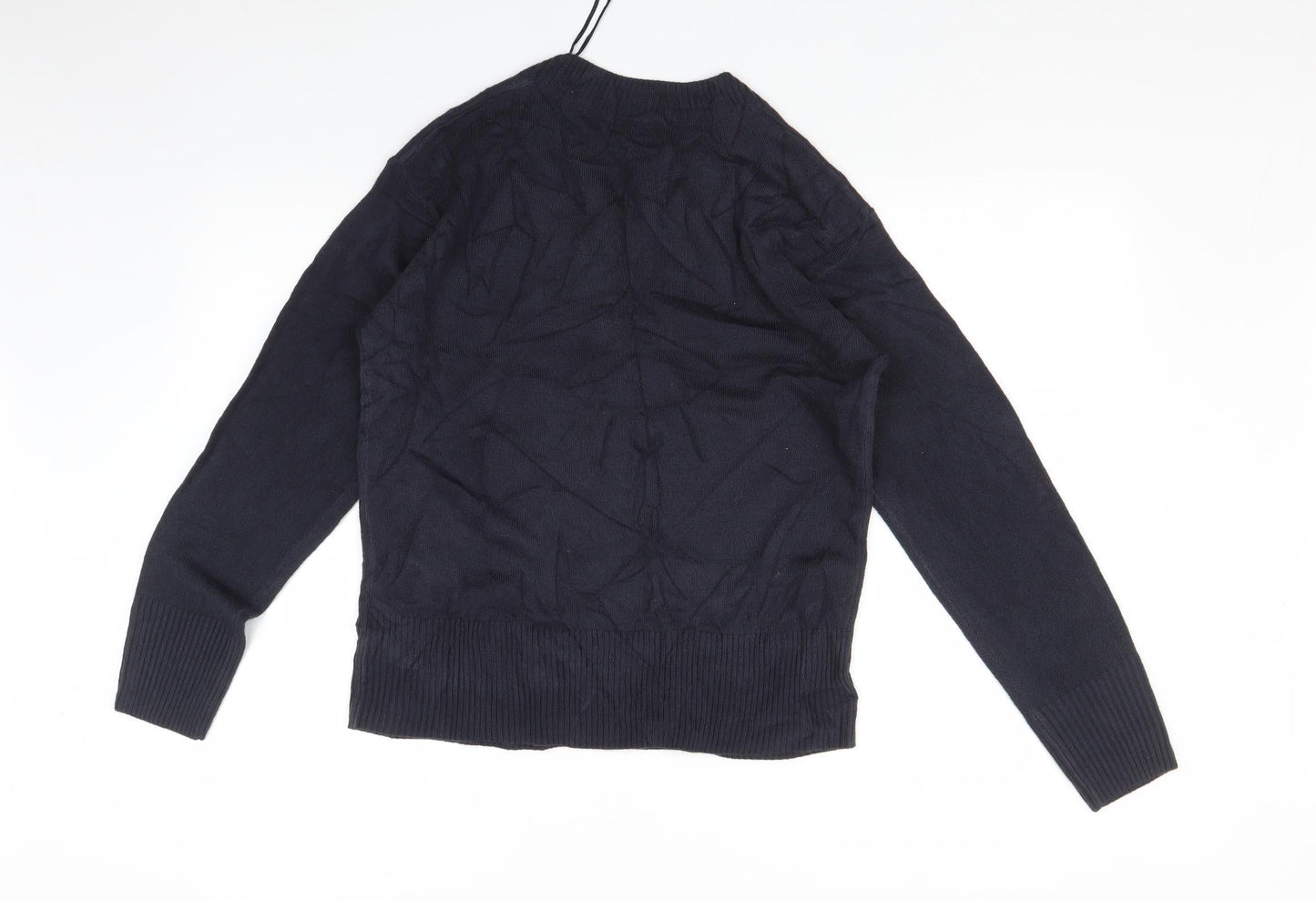Womens UK Size 12 Marks and Spencer Blue Pullover Jumper