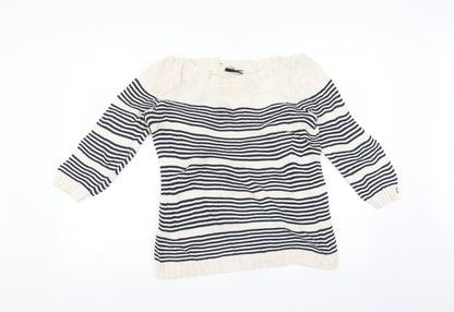 Womens UK Size M Preworn Multicoloured Pullover Jumper