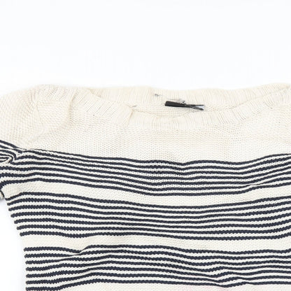Womens UK Size M Preworn Multicoloured Pullover Jumper