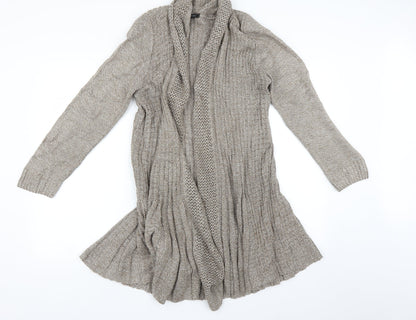 ELLE Womens Brown   Cardigan Jumper Size S