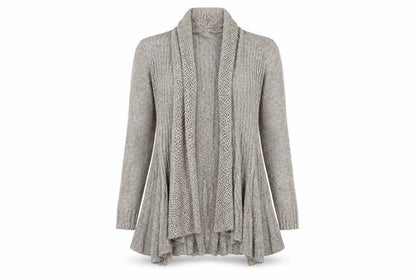 Womens UK Size S ELLE Brown Cardigan Jumper