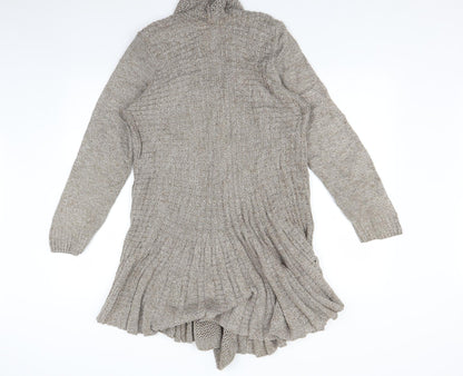 ELLE Womens Brown   Cardigan Jumper Size S