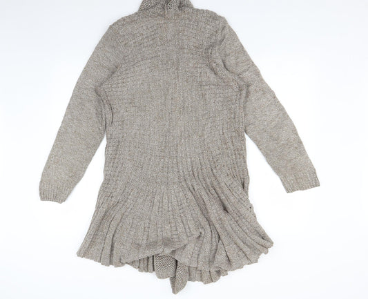 ELLE Womens Brown   Cardigan Jumper Size S