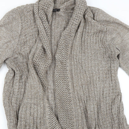 ELLE Womens Brown   Cardigan Jumper Size S