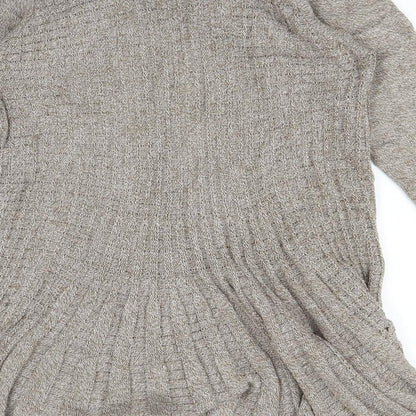 ELLE Womens Brown   Cardigan Jumper Size S