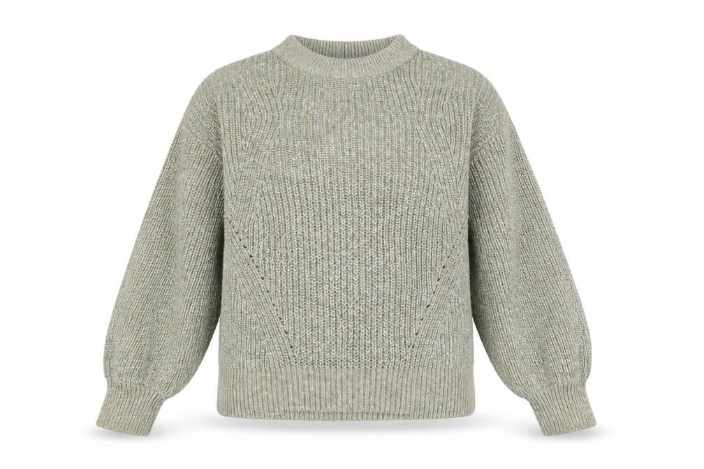 Womens UK Size M H&M Green Henley Jumper