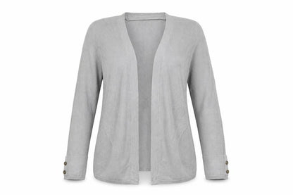 Womens UK Size 8 M&S Grey Cardigan Jumper