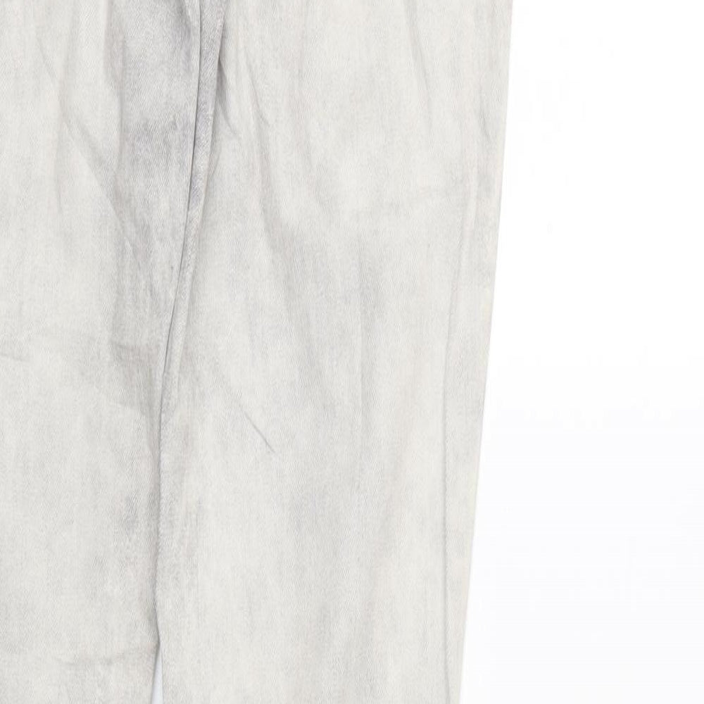 Mens UK Size 29 in Only Regular Fit Skinny Grey Jeans
