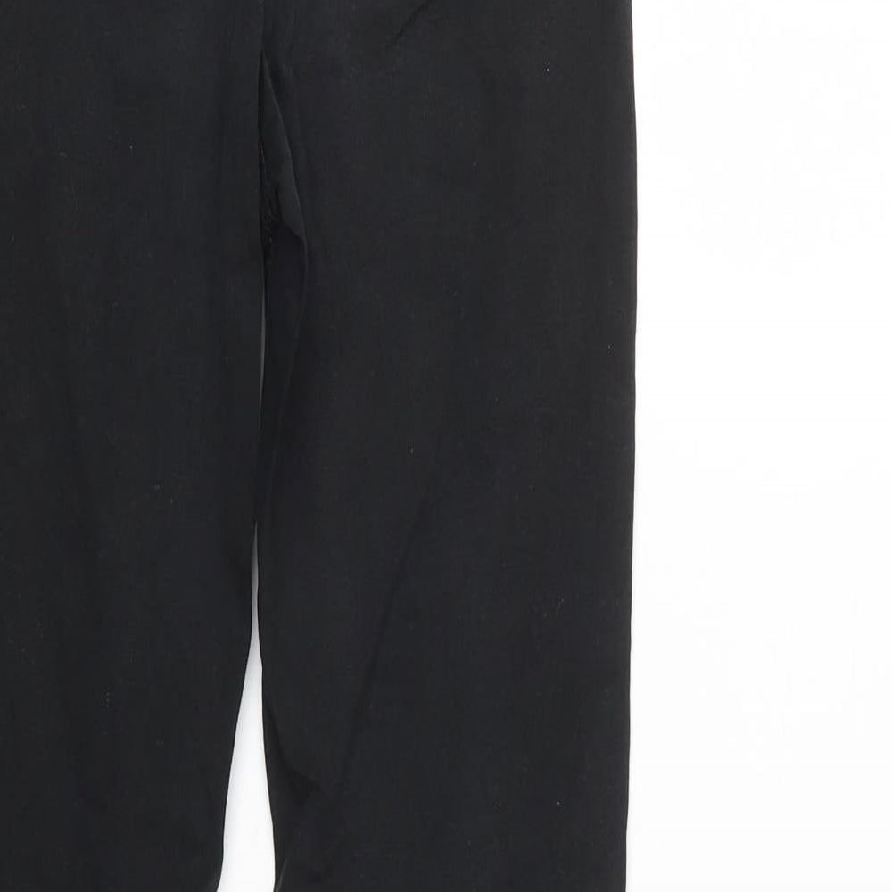 Denim & Co. Womens Black  Denim Straight Jeans Size 6 L28 in