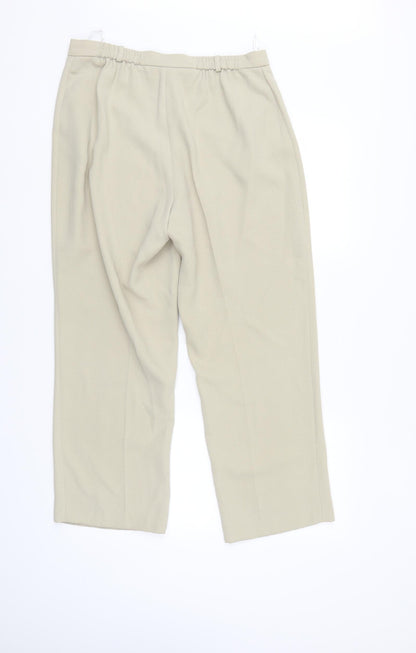 Womens UK Size 14 BHS Regular Fit  Ivory Trousers