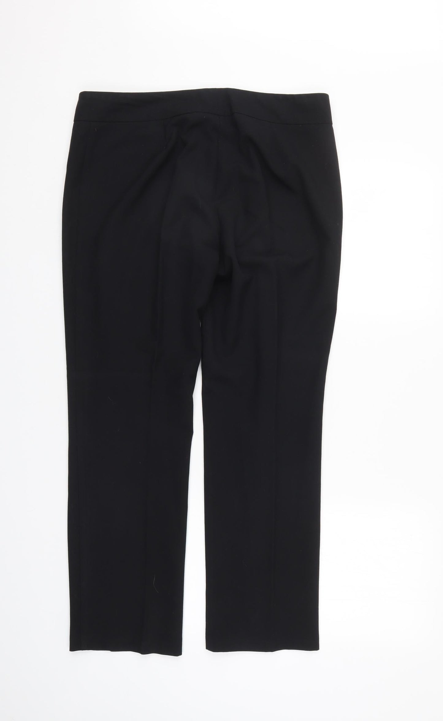 Womens UK Size 34 in M&S Regular Fit Sweatpants Black Trousers