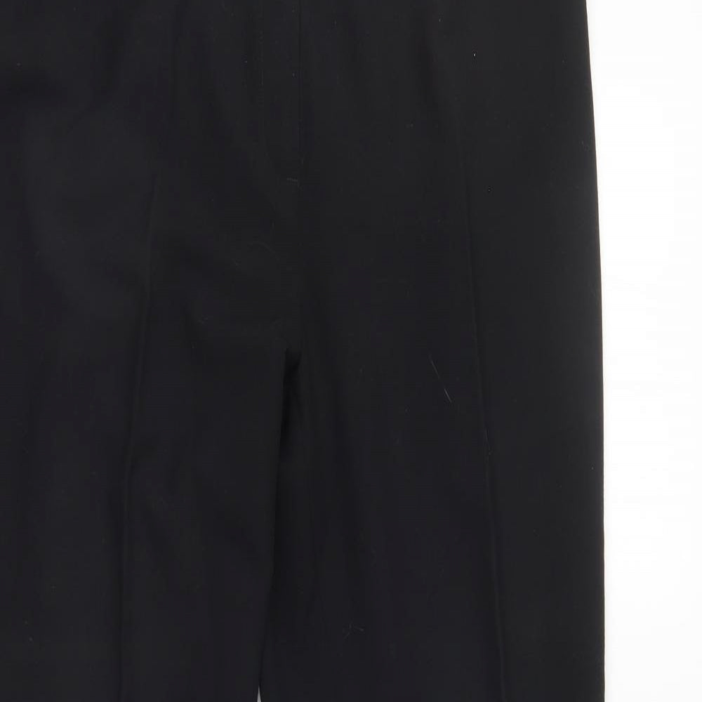 Womens UK Size 34 in M&S Regular Fit Sweatpants Black Trousers