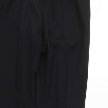 Womens UK Size 34 in M&S Regular Fit Sweatpants Black Trousers