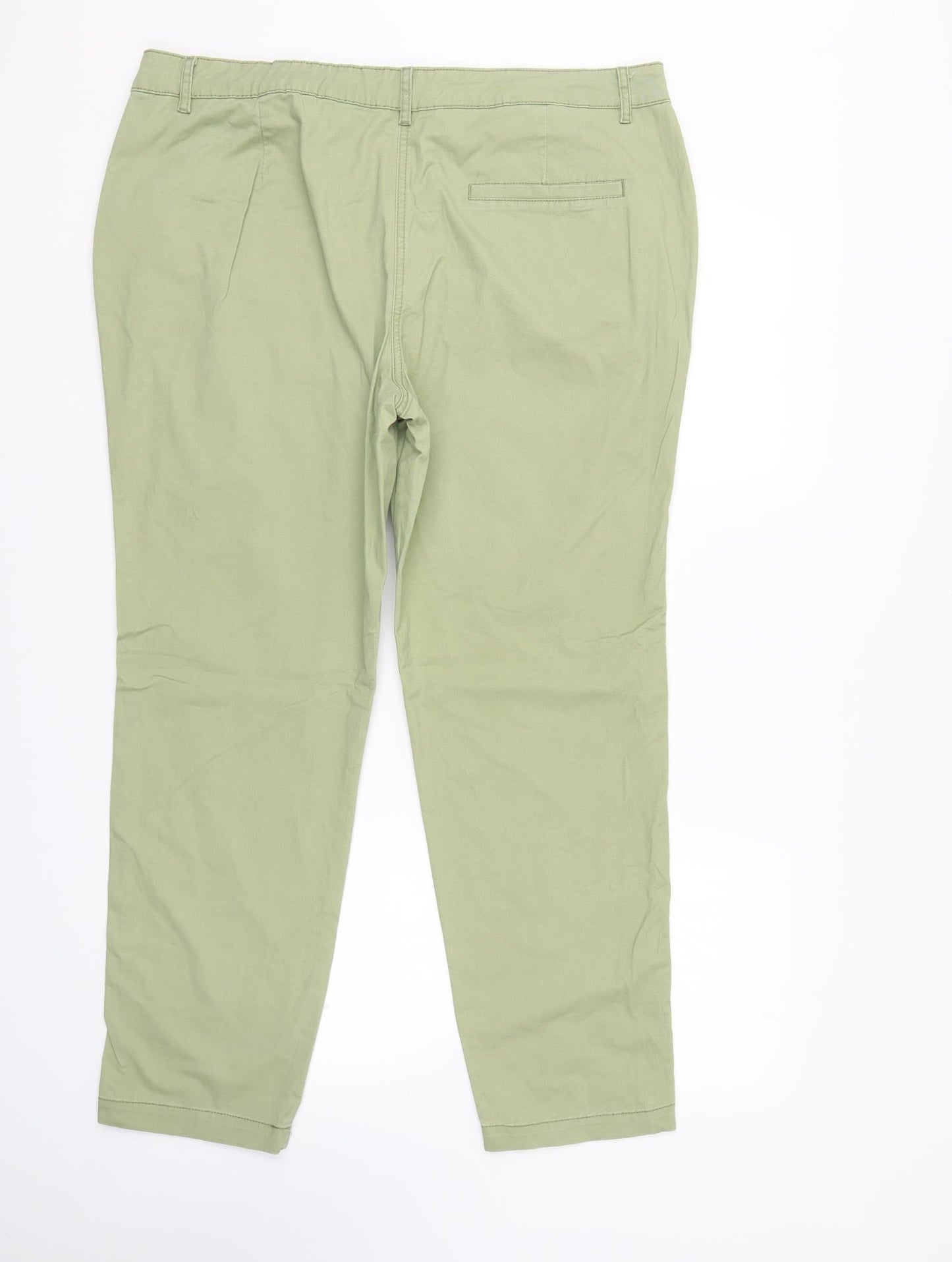Womens UK Size 6 Papaya Regular Fit Straight Green Jeans