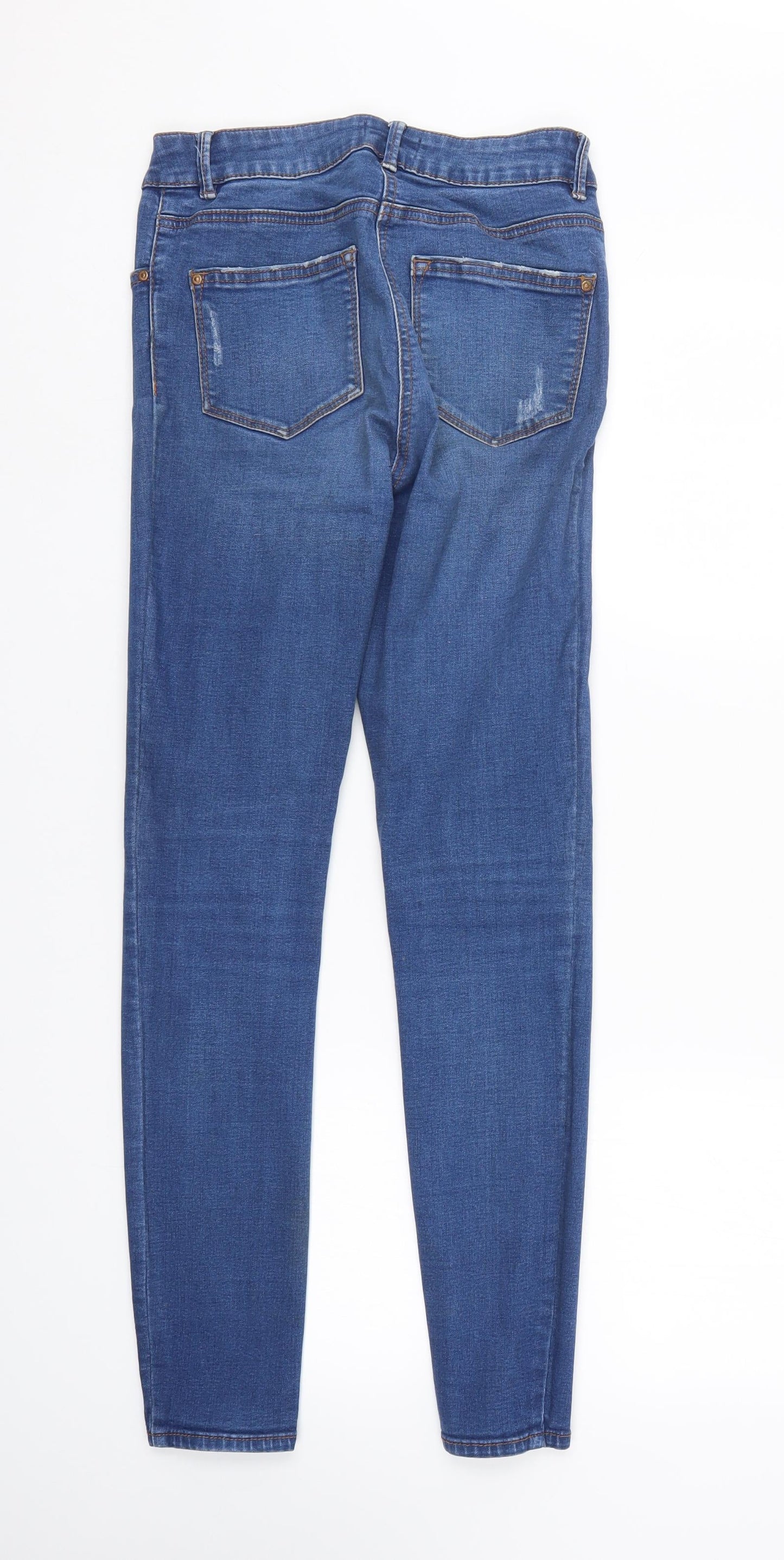 /denim Womens Blue  Denim Tapered Jeans Size 8 L29 in