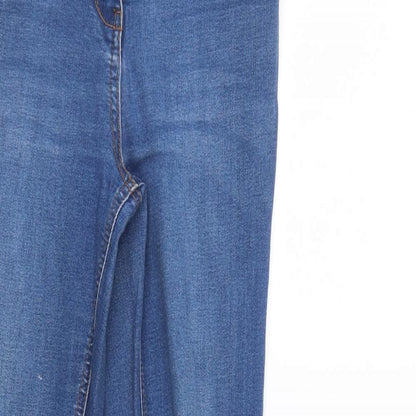 /denim Womens Blue  Denim Tapered Jeans Size 8 L29 in