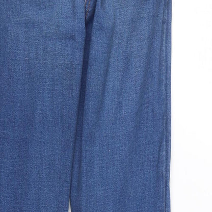 /denim Womens Blue  Denim Tapered Jeans Size 8 L29 in