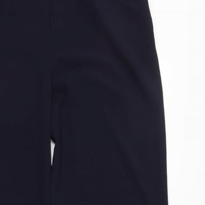 Womens UK Size  m&s Regular Fit  Blue Trousers