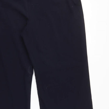 Womens UK Size  m&s Regular Fit  Blue Trousers
