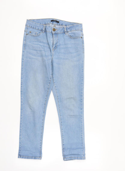 George Womens Blue  Denim Straight Jeans Size 10 L26 in