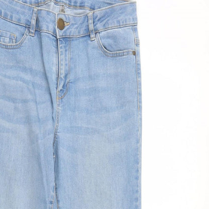 George Womens Blue  Denim Straight Jeans Size 10 L26 in