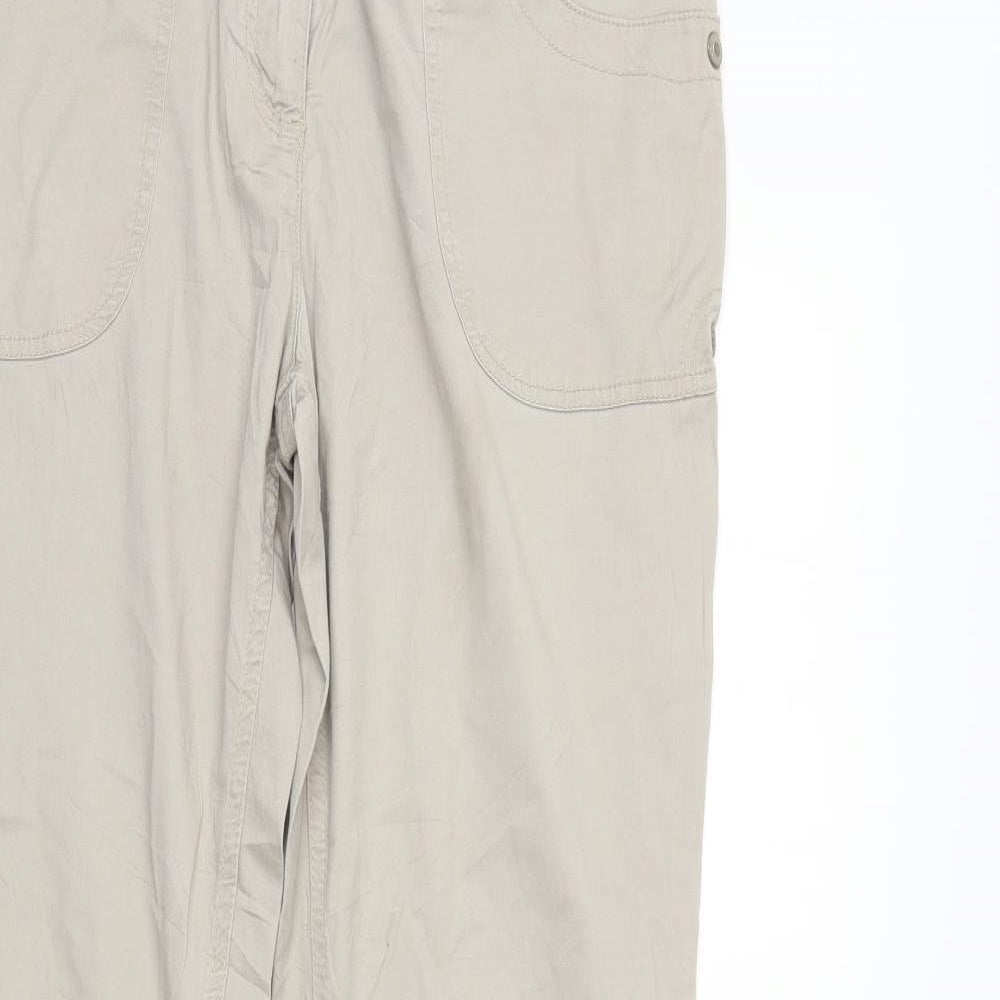 Womens UK Size 14 Cecilia Classics Regular Fit Straight Ivory Jeans