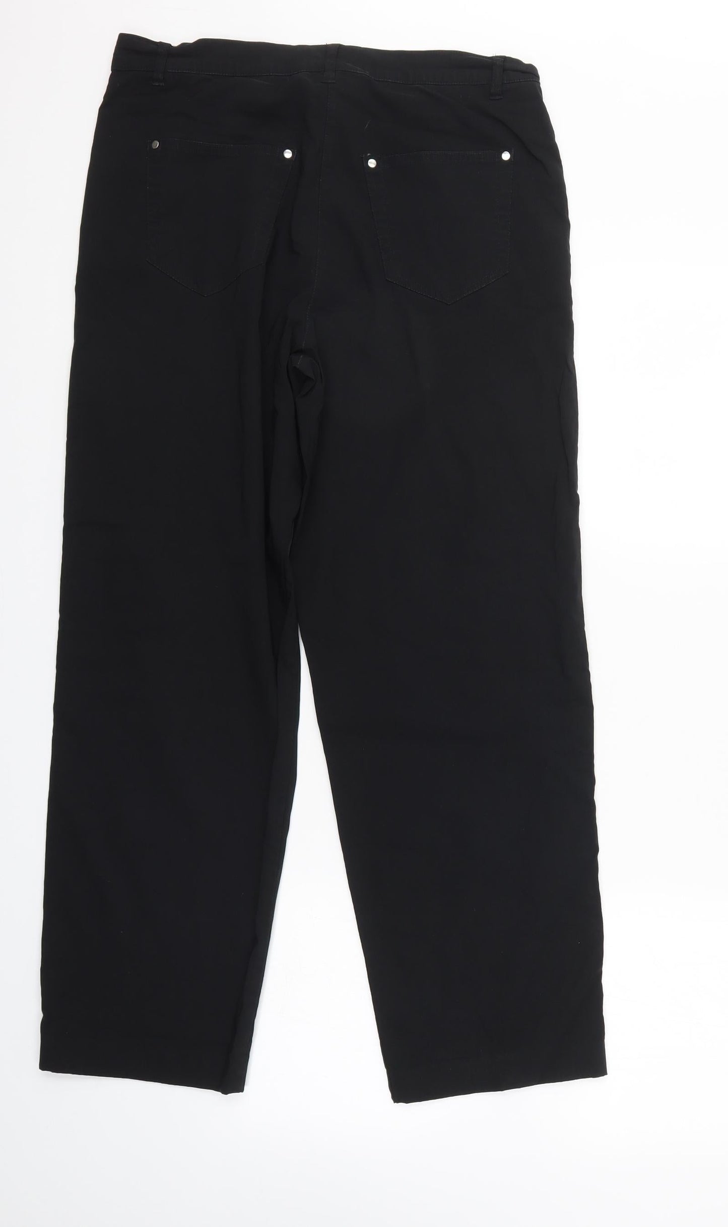 Vunic Womens Black   Straight Jeans Size 12 L28 in