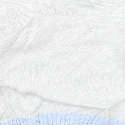 TU Boys Grey  Knit Pullover Jumper Size 6-9 Months  - Bear
