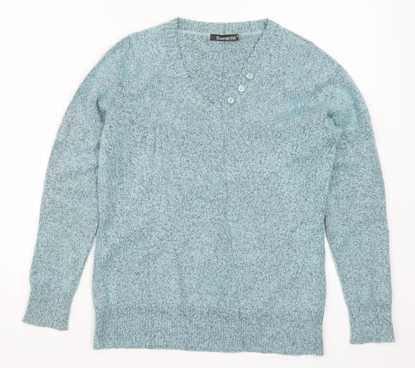 Womens UK Size XS Bonmarché Blue Pullover Jumper