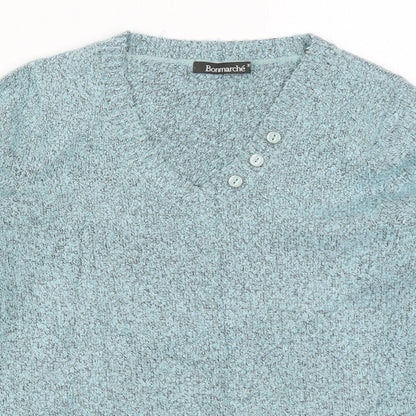 Womens UK Size XS Bonmarché Blue Pullover Jumper
